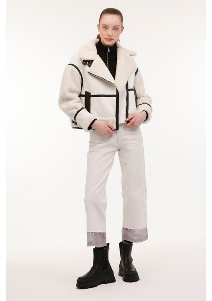 WL NANCY 6NSED0203 4PR Ekru Kadın Mont modelleri