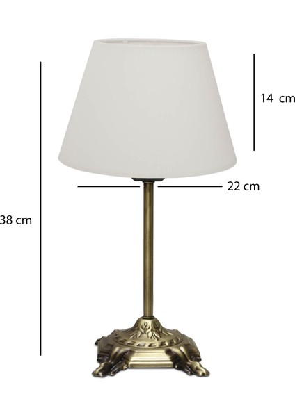 Artemis Eskitme Abajur Krem 241789
