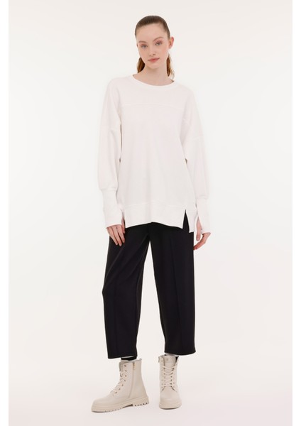 Wl Babs 16SS335 4pr Ekru Kadın Sweatshirt