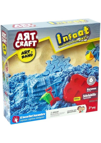 Art Craft Inşaat Kinetik Kum Seti 500GR