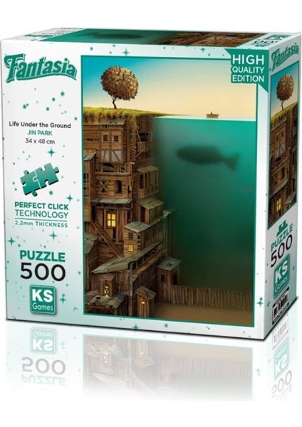 Nessi World 20045 Yer Altında Yaşam 500 Parça Puzzle -Ks Puzzle