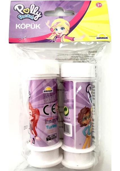 Polly Pocket Temalı 2'li Köpük Baloncuk fiyatları