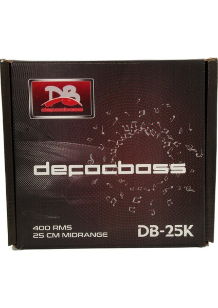DB-25K 25 cm Kurşun Göbek Midrange