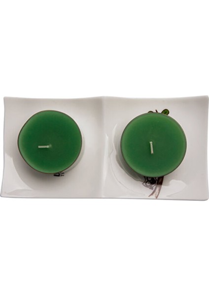 Design Tealight Mum Set Yeşil Ev Yaşam Koleksiyon Natural