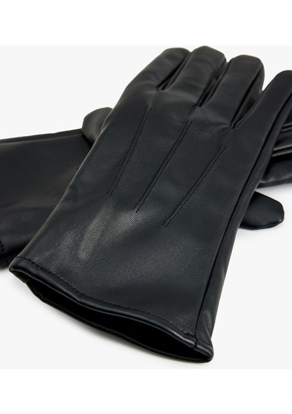 Eldiven Deri Görünümlü Dikiş Detaylı Içi Astarlı modelleri