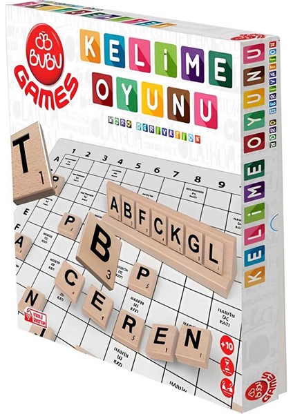 Bu-Bu Games Ahşap Kelime Oyunu