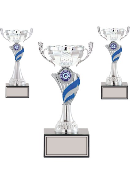 Kişiye Özel Futbol Kupa Takımı-Ödül Kupası-Turnuva Kupası-Kupa Seti 3'lü Takım Small 020