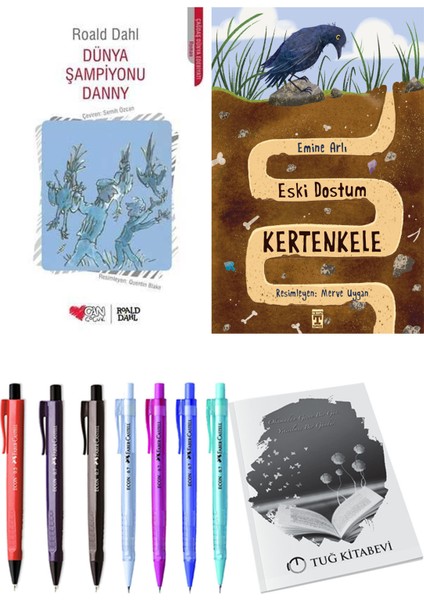 Eski Dostum Kertenkele ve Dünya Şampiyonu Danny 2'li Set - Kalem