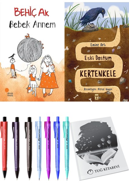 Eski Dostum Kertenkele ve Bebek Annem 2'li Set - Kalem