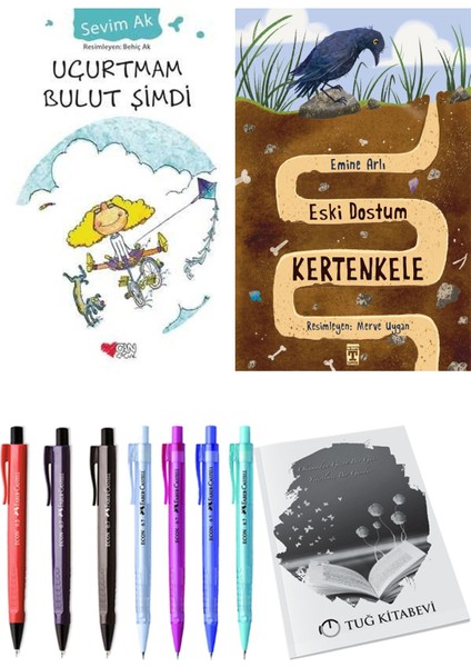 Eski Dostum Kertenkele ve Uçurtmam Bulut Şimdi 2'li Set - Kalem