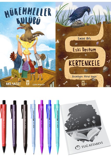 Eski Dostum Kertenkele ve Mükemmeller Kulübü 2'li Set - Kalem