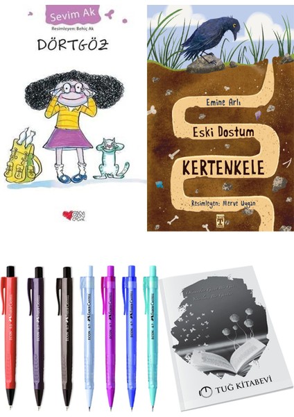 Eski Dostum Kertenkele ve Dörtgöz 2'li Set - Kalem