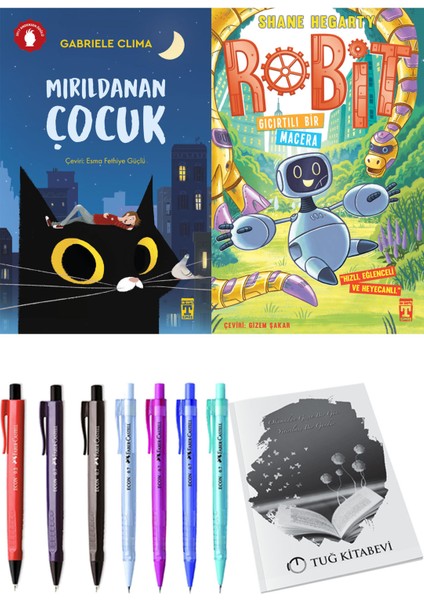 Robit 3 Gıcırtılı Bir Macera ve Mırıldanan Çocuk 2'li Set - Kalem