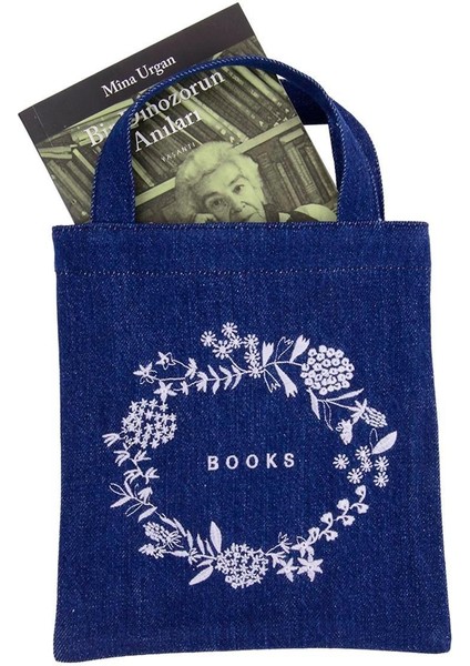 Denim Kitap Çantası