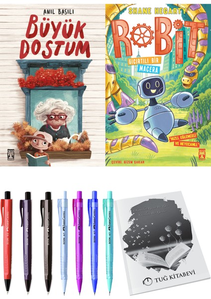 Robit 3 Gıcırtılı Bir Macera ve Büyük Dostum 2'li Set - Kalem