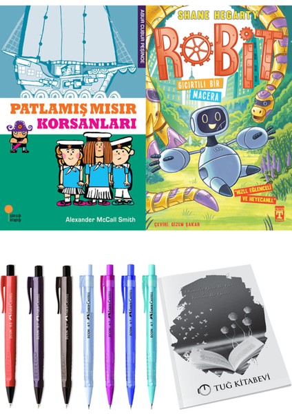 Robit 3 Gıcırtılı Bir Macera ve Patlamış Mısır Korsanları 2'li Set - Kalem