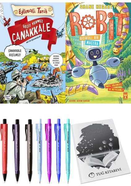 Robit 3 Gıcırtılı Bir Macera ve Geçit Vermez Çanakkale 2'li Set - Kalem