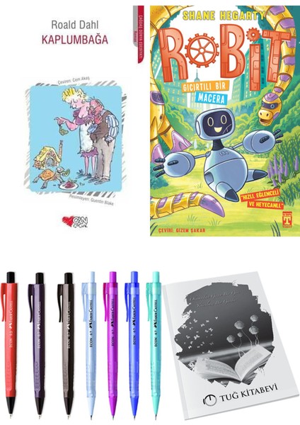 Robit 3 Gıcırtılı Bir Macera ve Kaplumbağa 2'li Set - Kalem