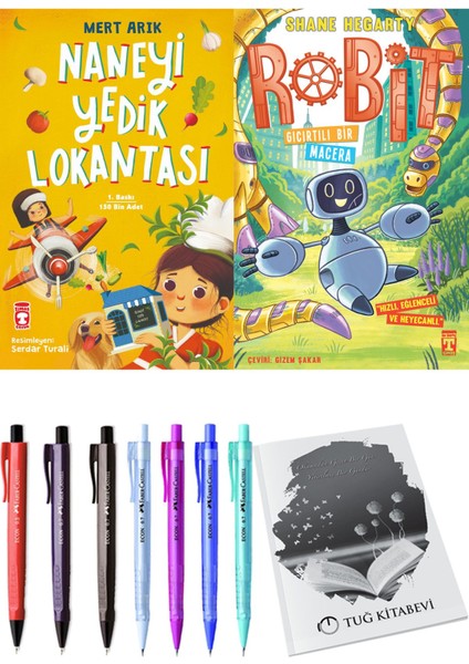 Robit 3 Gıcırtılı Bir Macera ve Naneyi Yedik Lokantası 2'li Set - Kalem