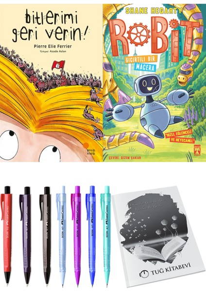 Robit 3 Gıcırtılı Bir Macera ve Bitlerimi Geri Verin! 2'li Set - Kalem