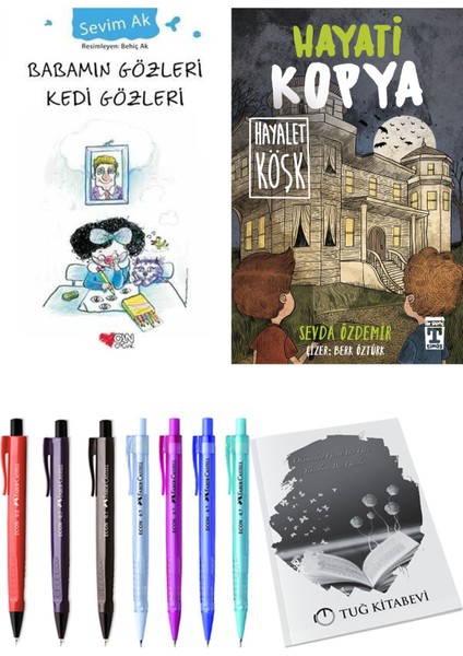 Hayati Kopya Hayalet Köşk ve Babamın Gözleri Kedi Gözleri 2'li Set - Kalem