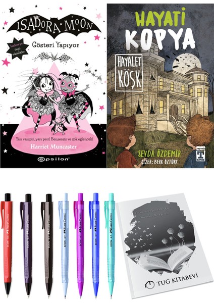 Hayati Kopya Hayalet Köşk ve Isadora Moon 9 Gösteri Yapıyor 2'li Set - Kalem