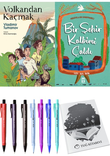 Bir Şehir Kalbimi Çaldı ve Volkandan Kaçmak 2'li Set - Kalem
