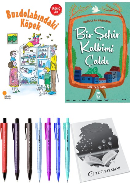Bir Şehir Kalbimi Çaldı ve Buzdolabındaki Köpek 2'li Set - Kalem
