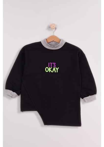 Kız Çocuk 2'li Paket Basic Sweatshirt modelleri