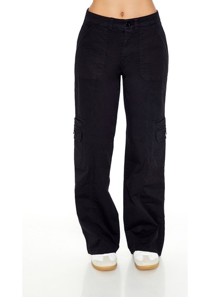 Straight-Leg Kargo Pantolon