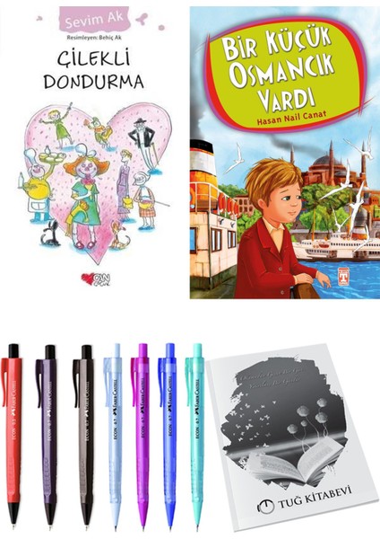 Bir Küçük Osmancık Vardı ve Çilekli Dondurma 2li Set