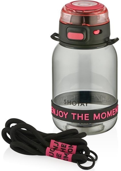 Lock Çocuk Su Matarası Tritan Siyah 700ML
