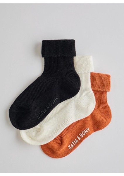 Çocuk 3 Lü Paket Soket Çorap