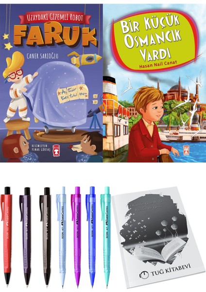 Bir Küçük Osmancık Vardı ve Uzaydaki Gizemli Robot Faruk 2li Set