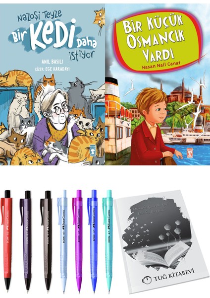 Bir Küçük Osmancık Vardı ve Nazoşi Teyze Bir Kedi Daha Istiyor 2li Set