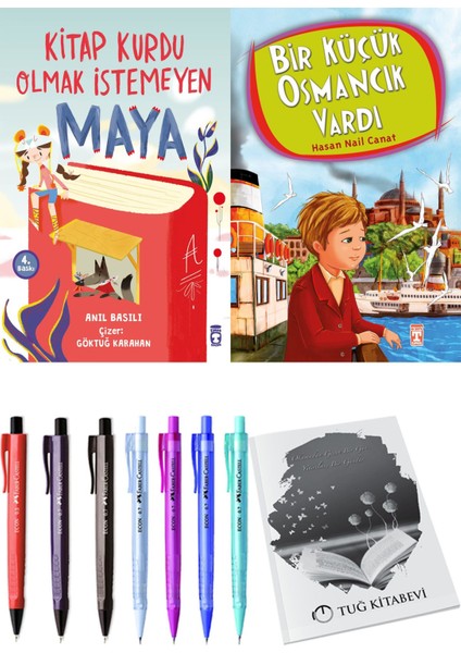 Bir Küçük Osmancık Vardı ve Kitap Kurdu Olmak Istemeyen Maya 2li Set