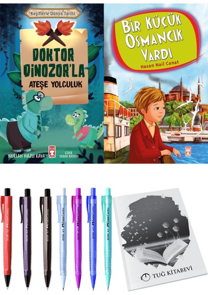Bir Küçük Osmancık Vardı ve Doktor Dinozor'la Ateşe Yolculuk 2li Set