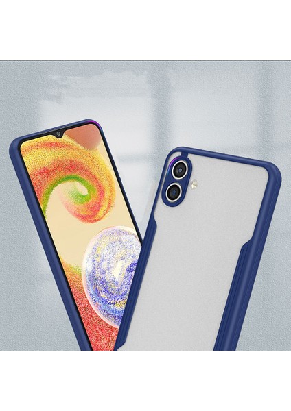 Galaxy A04 Kılıf Zore Parfe Kapak-Siyah