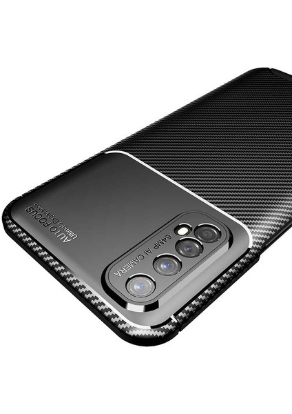 Realme 7 Kılıf Negro Silikon Kapak-Kahverengi