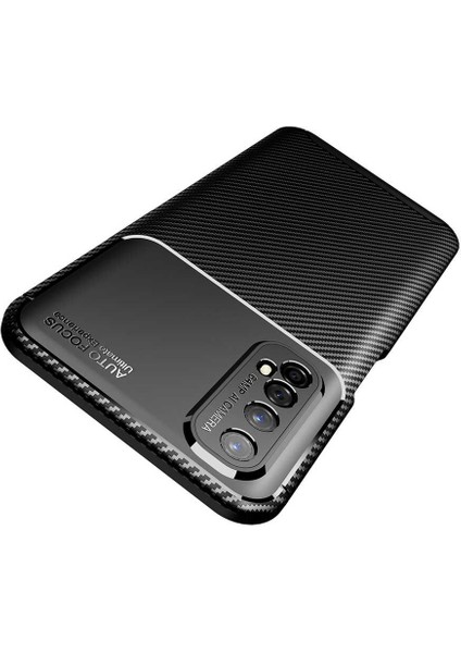 Realme 7 Kılıf Negro Silikon Kapak-Kahverengi