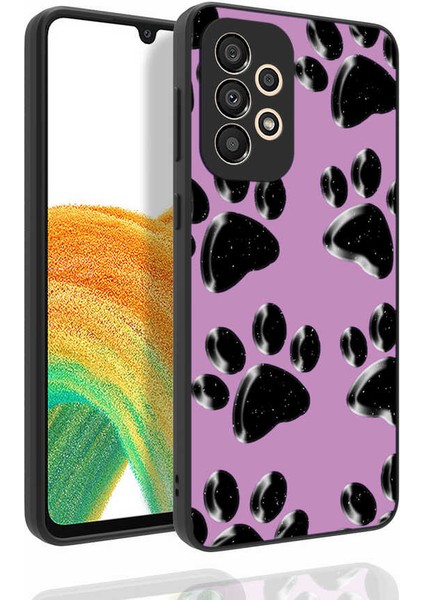 Galaxy A33 5g Kılıf Desenli Kamera Korumalı Parlak Nora Kapak-No3