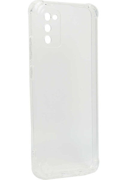 Galaxy A02S Kılıf Kamera Korumalı Nitro Anti Shock Silikon-Renksiz