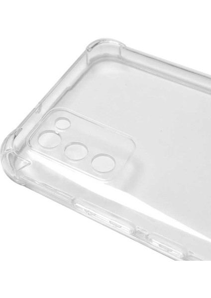 Galaxy A02S Kılıf Kamera Korumalı Nitro Anti Shock Silikon-Renksiz
