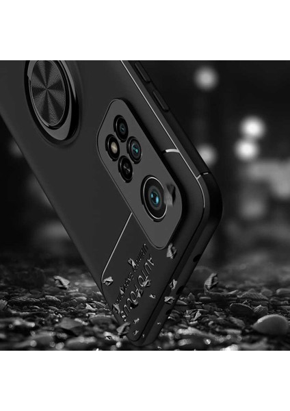 Xiaomi Mi 10T Pro 5g Kılıf Zore Ravel Silikon Kapak-Siyah-Mavi