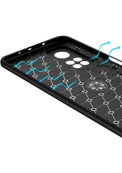 Xiaomi Mi 10T Pro 5g Kılıf Zore Ravel Silikon Kapak-Siyah-Mavi