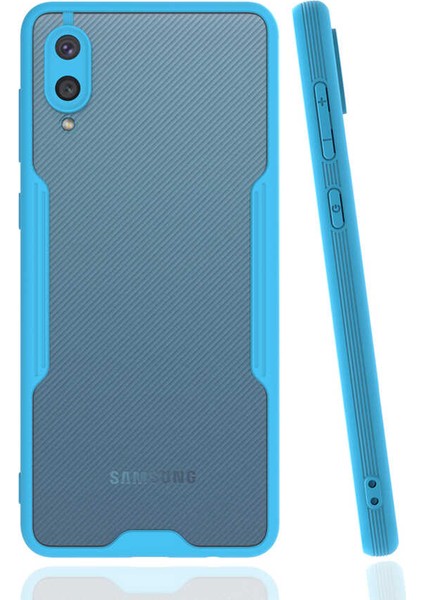 Galaxy A02 Kılıf Zore Parfe Kapak-Mavi