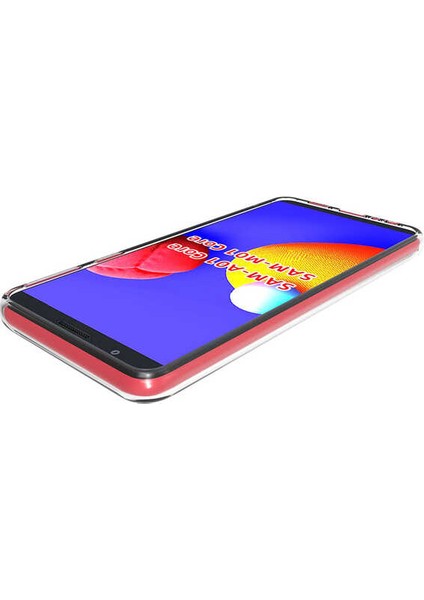 Galaxy A01 Core Kılıf Süper Silikon Kapak-Renksiz