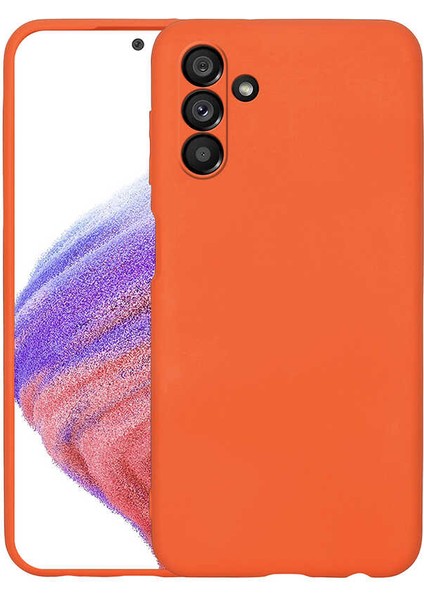 Galaxy A04S Kılıf Mara Lansman Kapak-Turuncu
