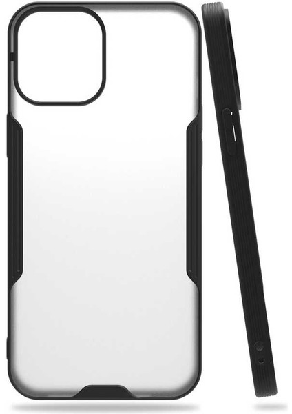 Apple iPhone 12 Mini Kılıf Parfe Kapak-Siyah