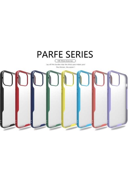 Apple iPhone 12 Mini Kılıf Parfe Kapak-Siyah